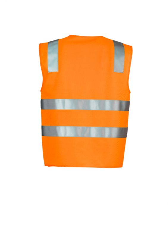 ZV999 - Unisex Hi Vis Basic Vest - Syzmik sold by Ideal Workwear  www.Idealworkwear.com.au