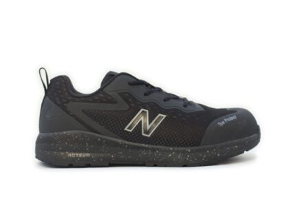 New Balance Logic SAFETY shoes 2E midlogi - black / orange - NEW BALANCE Ideal Workwear   Idealworkwear.com.au