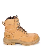 55-332Z 150MM WHEAT ZIP SIDED BOOT sold by Ideal Workwear www.Idealworkwear.com.au
