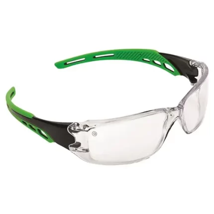 Pro Choice 9180 Cirrus Green Arms Safety Glasses Clear A/F Lens sold by Ideal Workwear at www.Idealworkwear.com.au