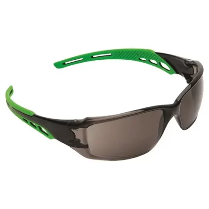 Pro Choice 9182 Cirrus Green Arms Safety Glasses Smoke A/F Lens sold by Ideal Workwear at www.Idealworkwear.com.au