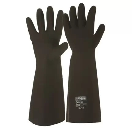Pro Choice BK Black Knight® 46cm Rubber Gloves sold by Ideal Workwear at www.Idealworkwear.com.au