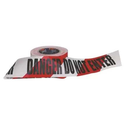 PRO CHOICE DDNET10075 BARRICADE TAPE  100M X 75MM DANGER DO NOT ENTER PRINT sold by Ideal Workwear at www.Idealworkwear.com.au