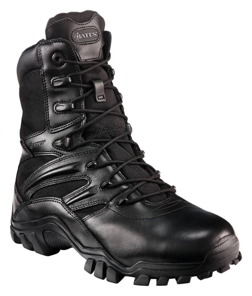 Bates Delta 8 Mens Side Zip Boot - E72010 - KingGee sold by Ideal Workwear www.kingworkwear.com.au