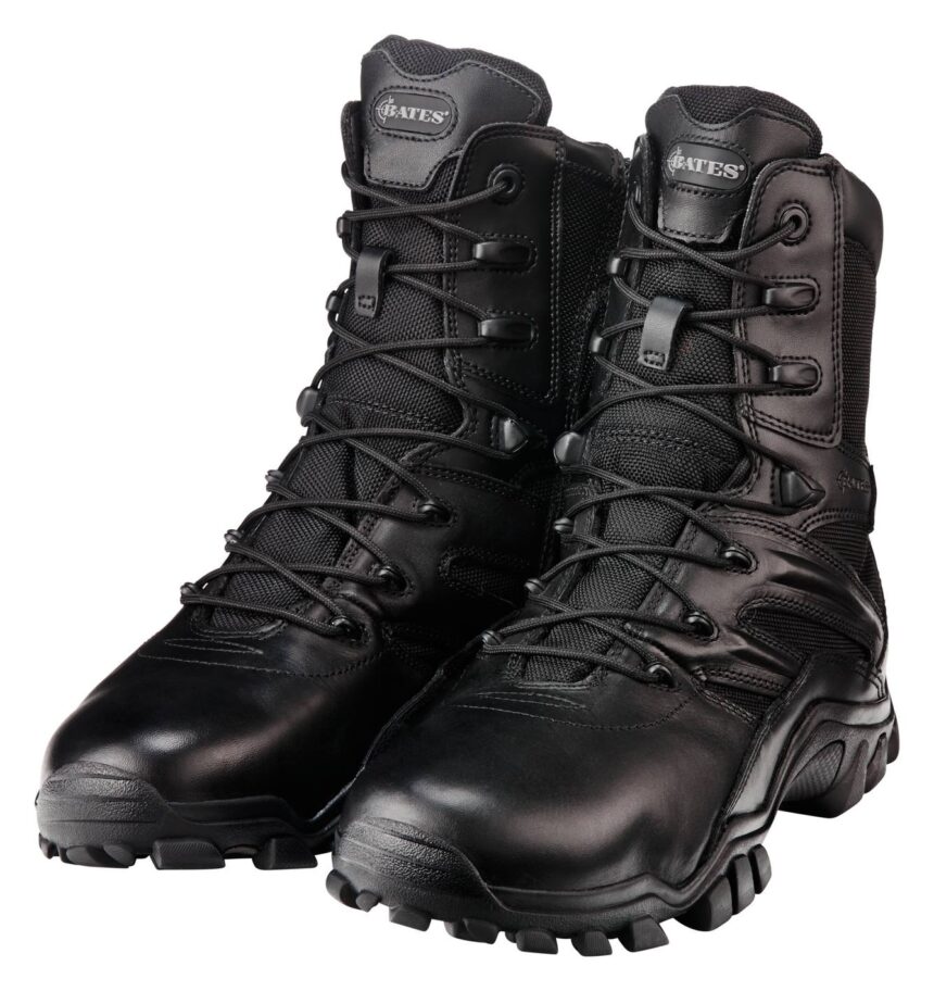 Bates Delta 8 Mens Side Zip Boot - E72010 - KingGee sold by Ideal Workwear www.kingworkwear.com.au