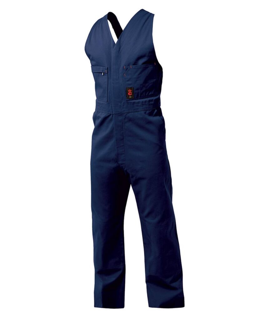 KingGee Mens Sleeveless Drill Overall - K02060 - KingGee sold by Ideal Workwear www.kingworkwear.com.au
