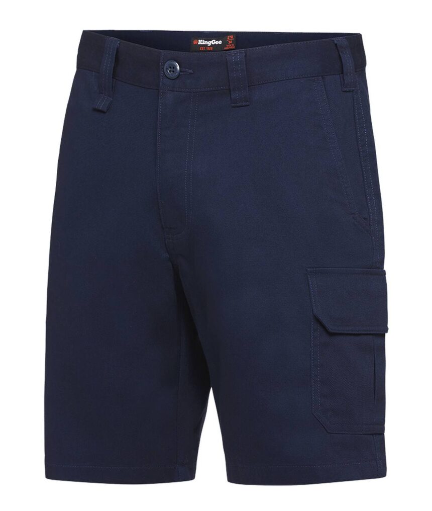 KingGee Mens Stretch Cargo Short - K07005 - KingGee sold by Ideal Workwear www.kingworkwear.com.au