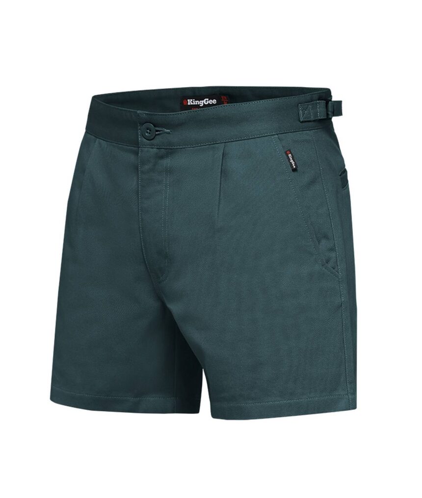 KingGee Mens Drill Utility Shorts - K07010 - KingGee sold by Ideal Workwear www.kingworkwear.com.au