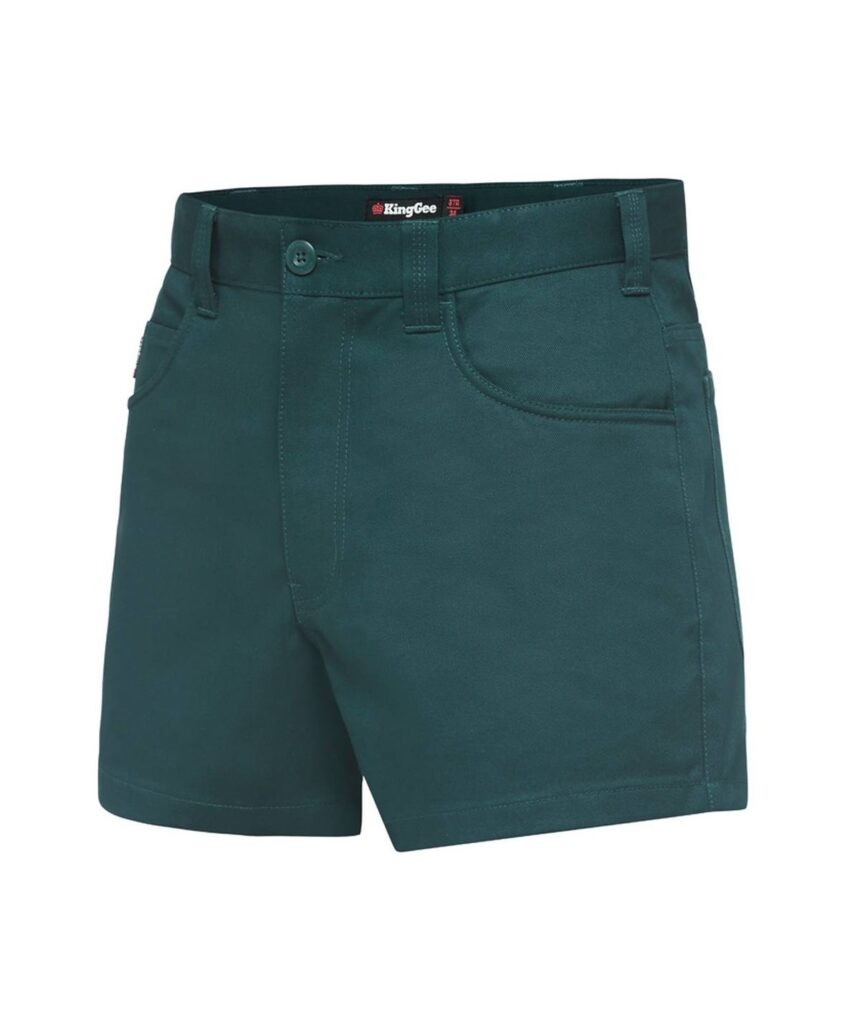 KingGee Mens Jean Top Drill Shorts - K07810 - KingGee sold by Ideal Workwear www.kingworkwear.com.au