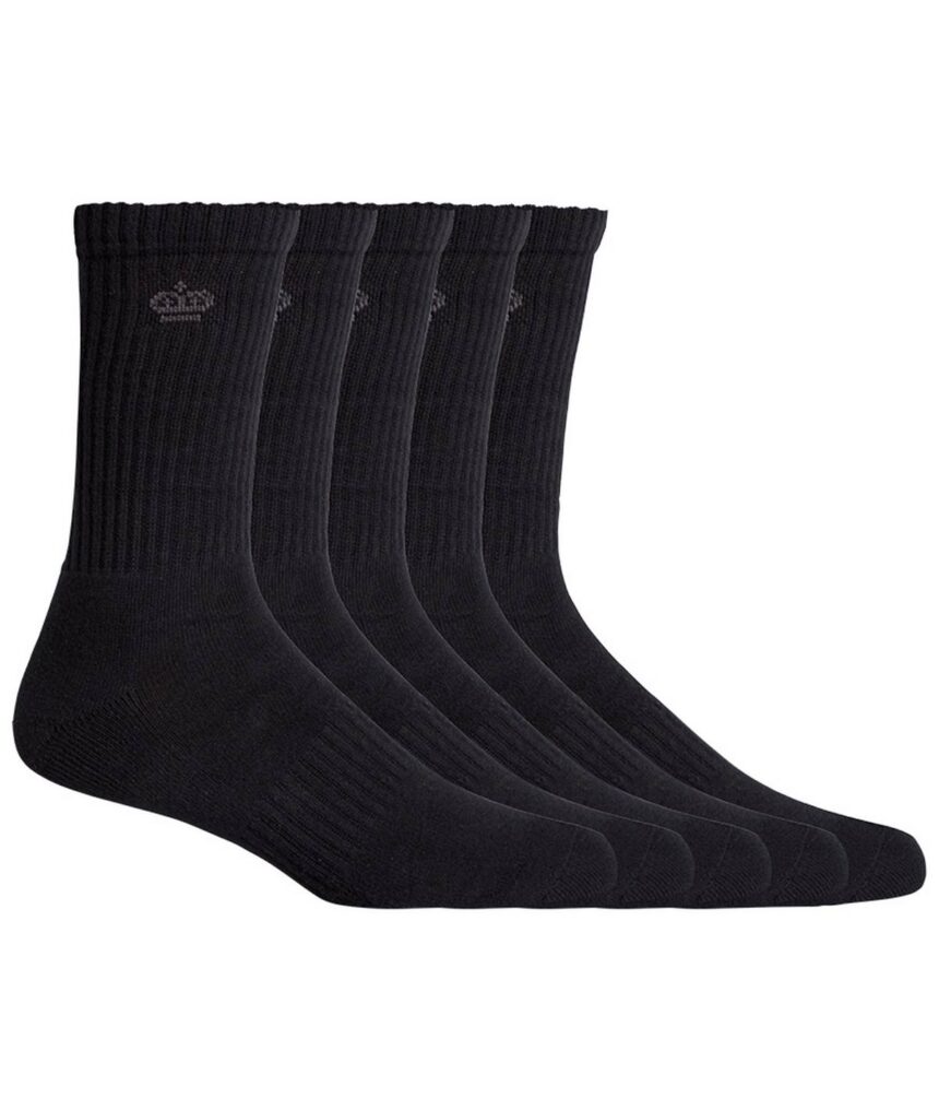 KingGee Mens Crew Cotton Work Sock - 5 Pack - K09035 - KingGee sold by Ideal Workwear www.kingworkwear.com.au