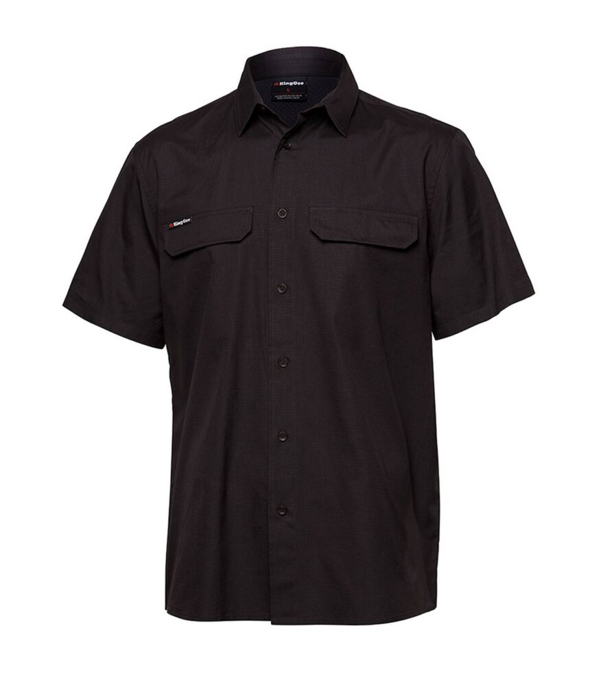 KingGee Mens Workcool Pro Shirt Short Sleeve - K14022 - KingGee sold by Ideal Workwear www.kingworkwear.com.au
