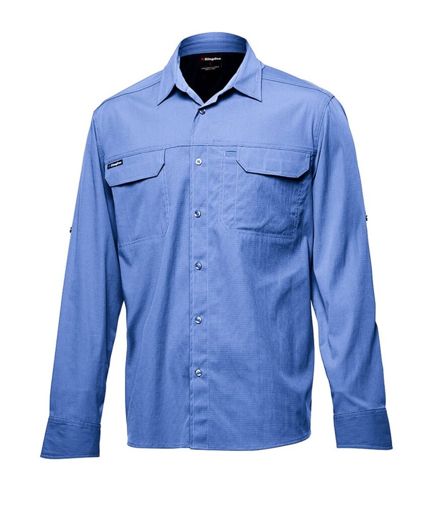 KingGee Drycool Shirt L/S - K14023 - KingGee sold by Ideal Workwear www.kingworkwear.com.au
