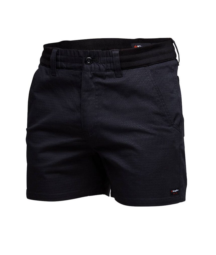KingGee Mens Comfort Waist Short Short - K17012 - KingGee sold by Ideal Workwear www.kingworkwear.com.au
