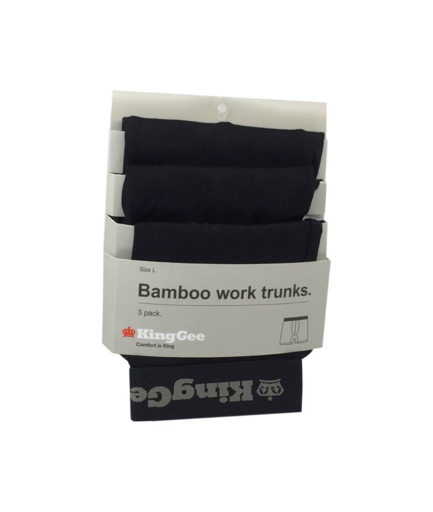 KingGee Bamboo Work Trunk - 3 Pack - K19005 - KingGee sold by Ideal Workwear www.kingworkwear.com.au