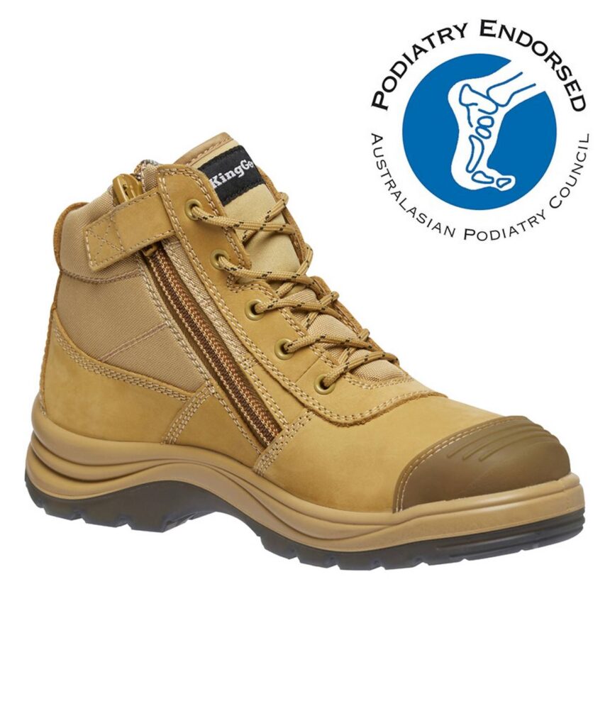 KingGee Mens Tradie Puncture Resistant Zip Boot - K27125 - KingGee sold by Ideal Workwear www.kingworkwear.com.au