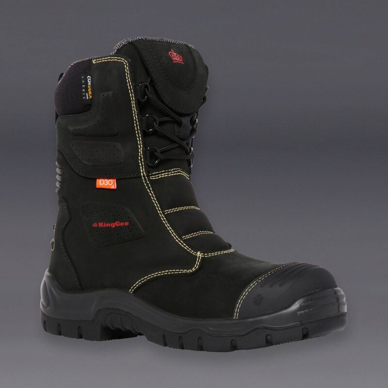 KingGee Bennu 9" (200mm) Side Zip Rigger Boots - K27174 - KingGee sold by Ideal Workwear www.kingworkwear.com.au