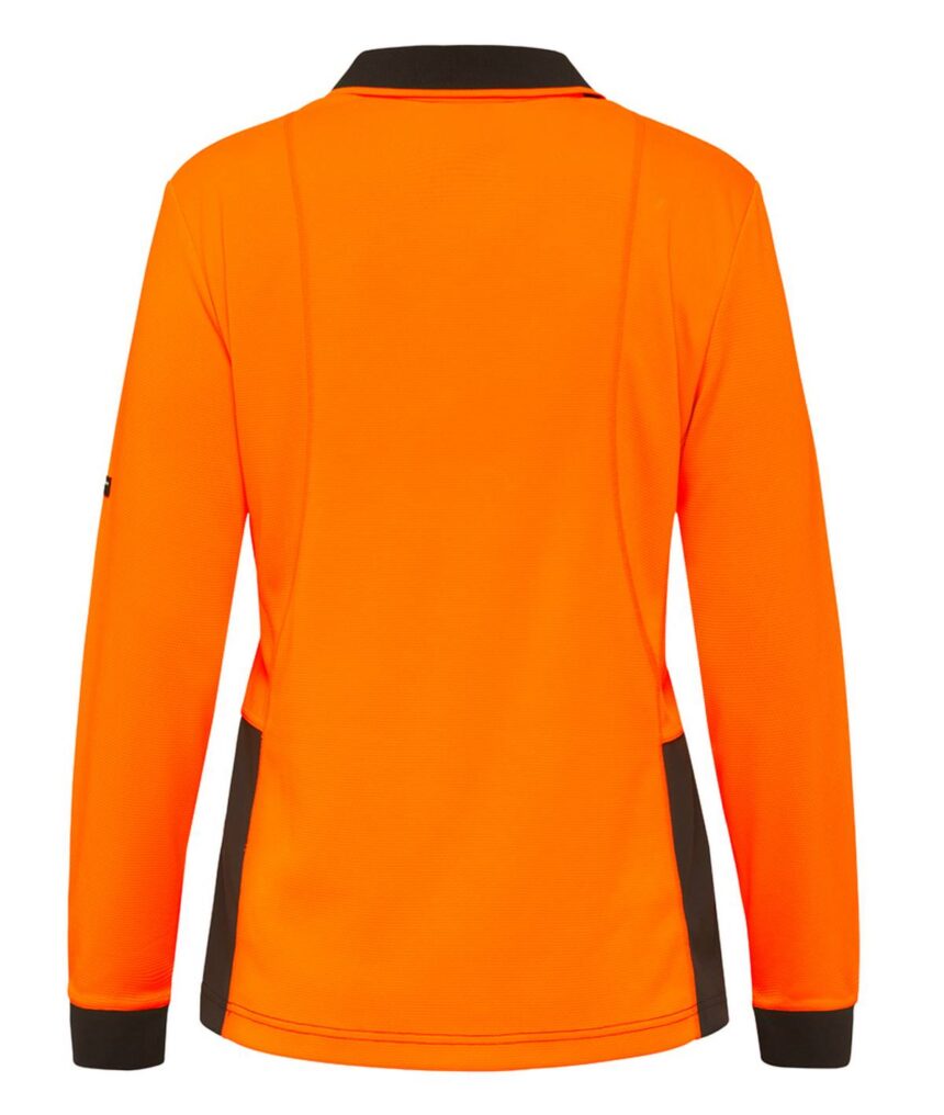 KingGee Workcool Hyperfreeze Womens Spliced Polo Long Sleeve - K44730 - KingGee sold by Ideal Workwear www.kingworkwear.com.au