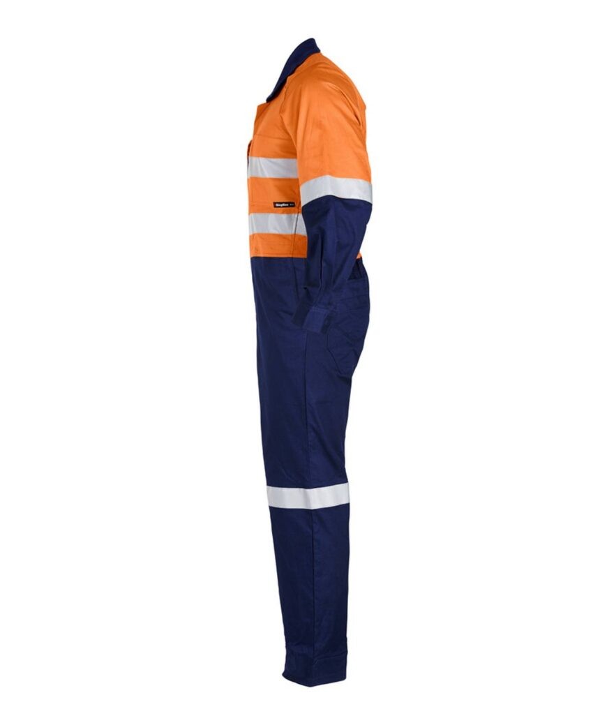 KingGee Mens Workcool2 Reflective Spliced Overall - K51540 - KingGee sold by Ideal Workwear www.kingworkwear.com.au