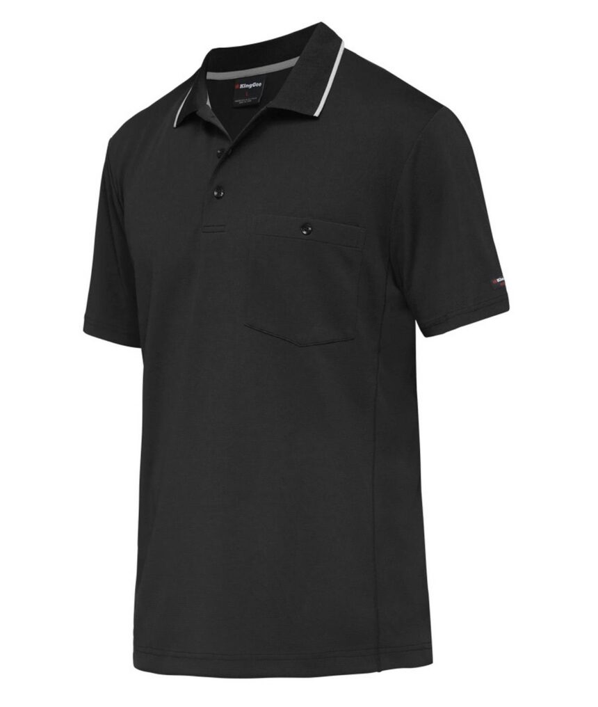 KingGee Mens Workcool Hyperfreeze Polo Short Sleeve - K54209 - KingGee sold by Ideal Workwear www.kingworkwear.com.au