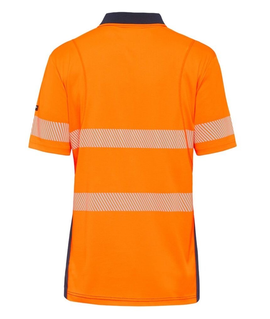 KingGee Mens Workcool Hyperfreeze Spliced Polo Short Sleeve Taped - K54215 - KingGee sold by Ideal Workwear www.kingworkwear.com.au