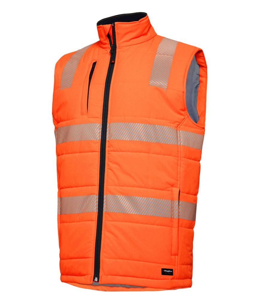 KingGee Reflective Puffer Vest - K55020 - KingGee sold by Ideal Workwear www.kingworkwear.com.au