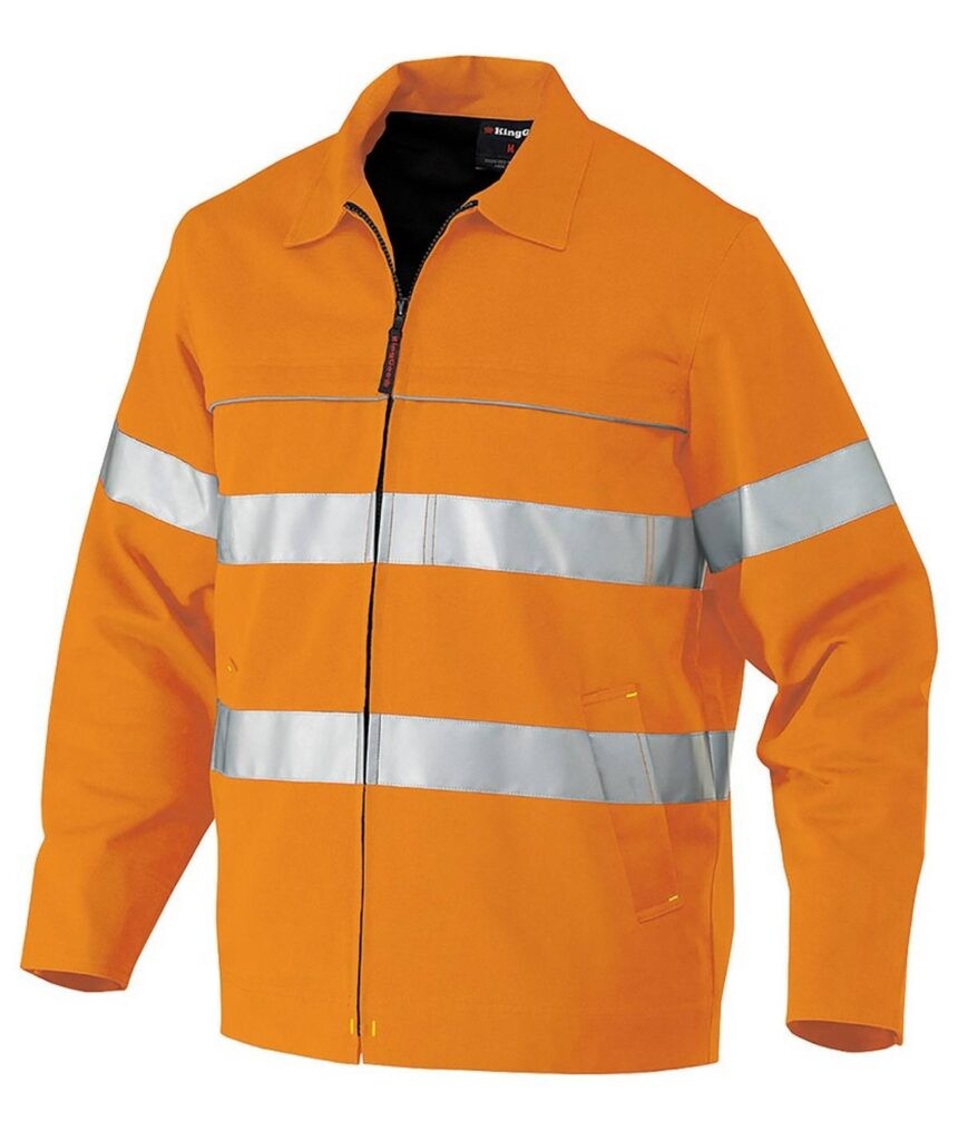 KingGee Mens Reflective Nano-Tex Jacket - K55805 - KingGee sold by Ideal Workwear www.kingworkwear.com.au