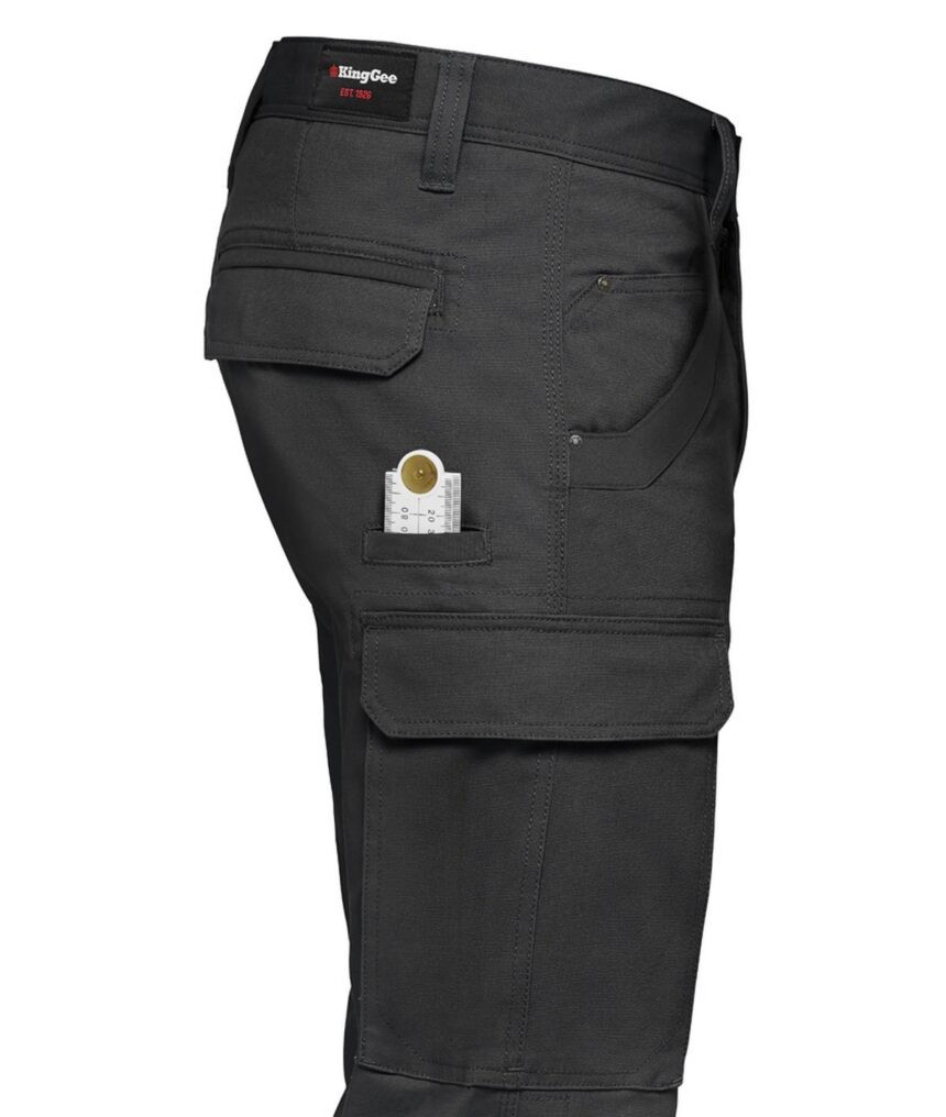 KingGee Mens Tradies Stretch Cargo Pant - K69860 - KingGee sold by Ideal Workwear www.kingworkwear.com.au