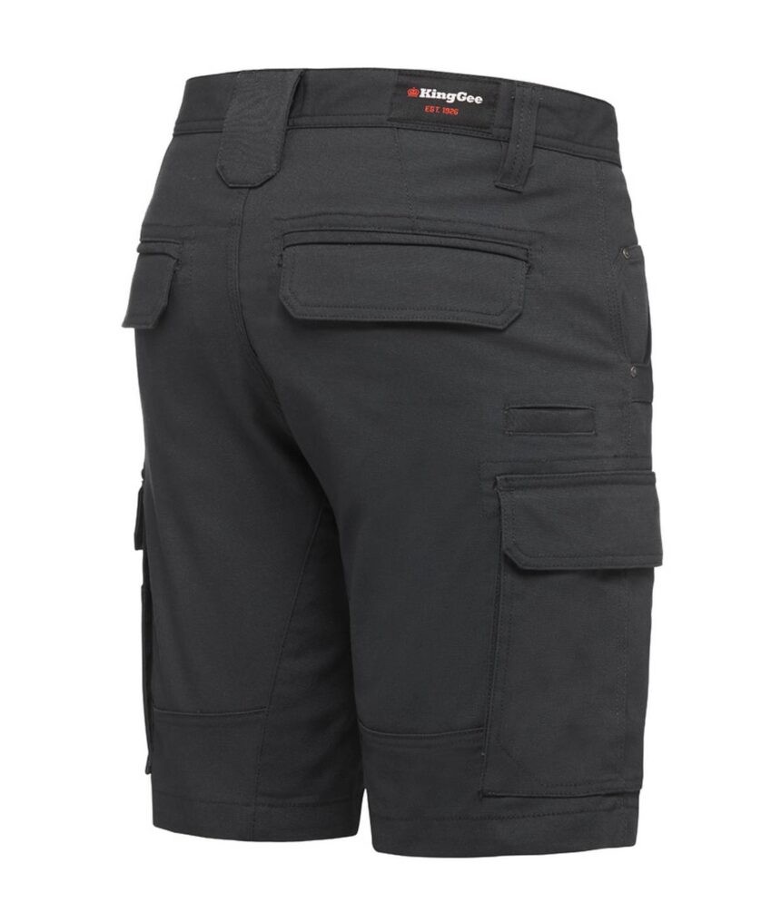 KingGee Mens Tradies Stretch Cargo Short - K69870 - KingGee sold by Ideal Workwear www.kingworkwear.com.au