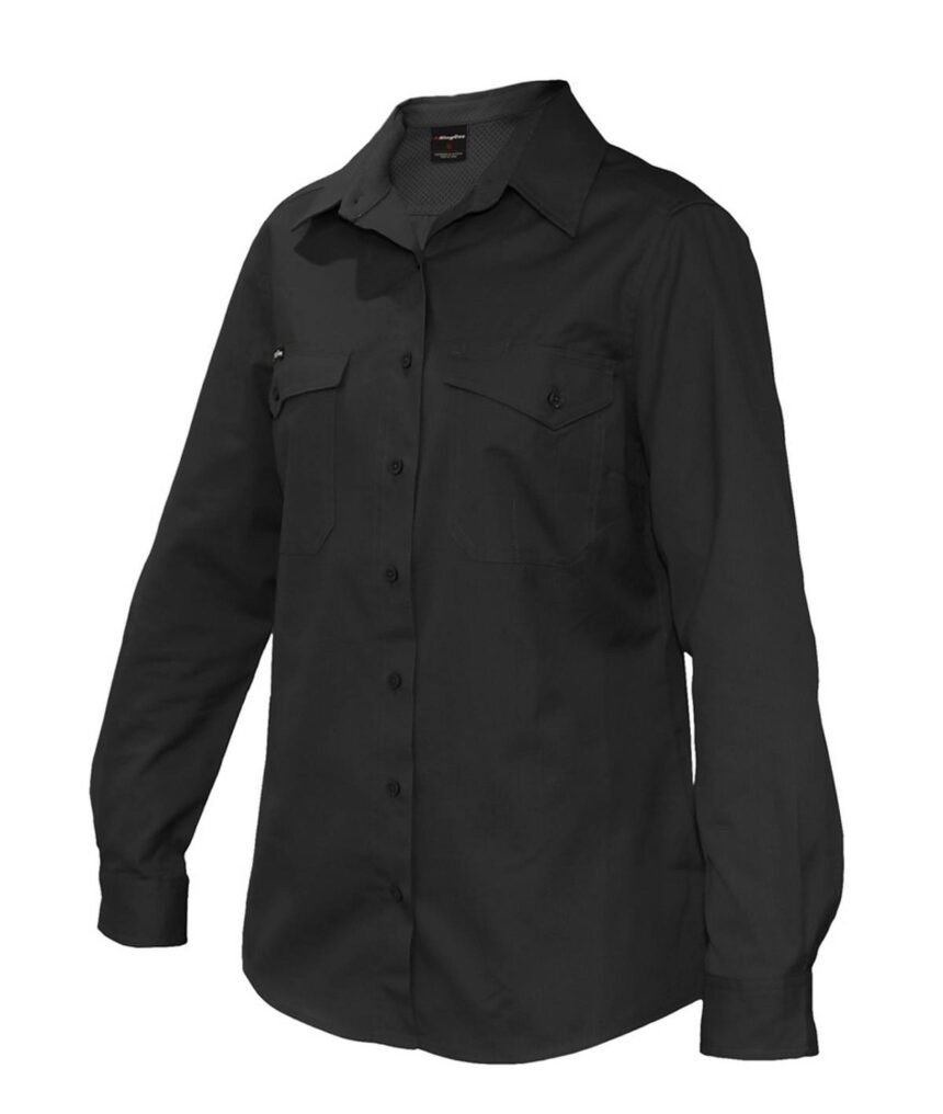 KingGee Womens Workcool 2 Shirt Long Sleeve - K69880 - KingGee sold by Ideal Workwear www.kingworkwear.com.au
