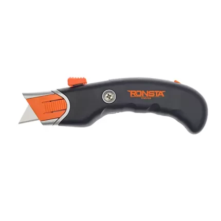 Ronsta Knives KS002 Auto Retractable Safety Knife With Pistol Grip sold by Ideal Workwear at www.Idealworkwear.com.au