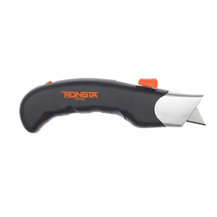 Ronsta Knives KS002 Auto Retractable Safety Knife With Pistol Grip sold by Ideal Workwear at www.Idealworkwear.com.au