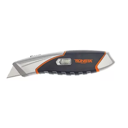 Ronsta Knives KS003 Auto Retractable Safety Knife With Ergonomic Grip sold by Ideal Workwear at www.Idealworkwear.com.au