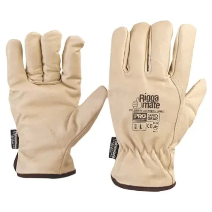 PRO CHOICE PGL41TL RIGGAMATE® LINED GLOVE  PIG GRAIN LEATHER LARGE sold by Ideal Workwear at www.Idealworkwear.com.au