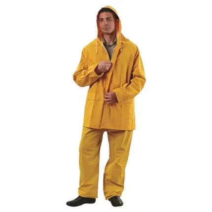 Pro Choice RJ Yellow 3/4 Length PVC Rain Jacket sold by Ideal Workwear at www.Idealworkwear.com.au