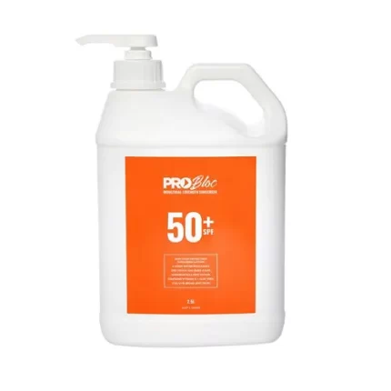 Pro Choice SS25-50 Probloc 50+ Sunscreen 2.5 Litre sold by Ideal Workwear at www.Idealworkwear.com.au