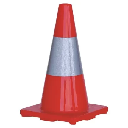 Pro Choice TC450R Orange PVC Traffic Cone / Reflective Tape 450mm sold by Ideal Workwear at www.Idealworkwear.com.au