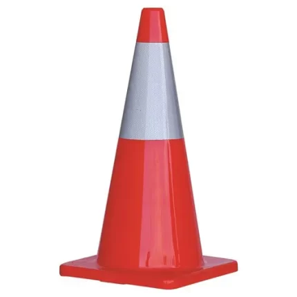 Pro Choice TC700R Orange PVC Traffic Cone / Reflective Tape 700mm sold by Ideal Workwear at www.Idealworkwear.com.au