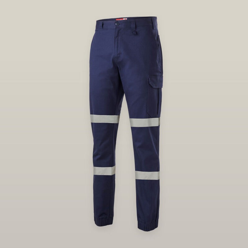 Hard Yakka Cargo Cuffed Pant with Tape - Y02411 - Hard Yakka sold by Ideal Workwear www.kingworkwear.com.au