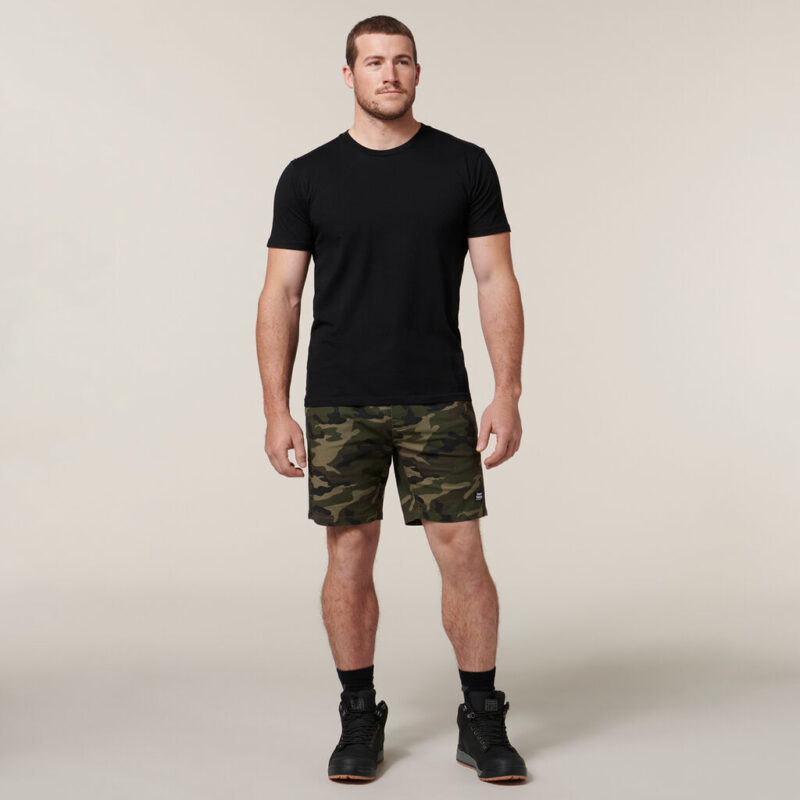 Hard Yakka Camo Active Shorts - Y05163 - Hard Yakka sold by Ideal Workwear www.kingworkwear.com.au