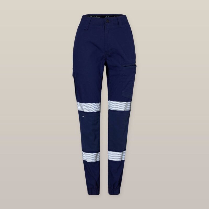 Hard Yakka Women's Raptor Cuff Pant With Tape - Y08411 - Hard Yakka sold by Ideal Workwear www.kingworkwear.com.au