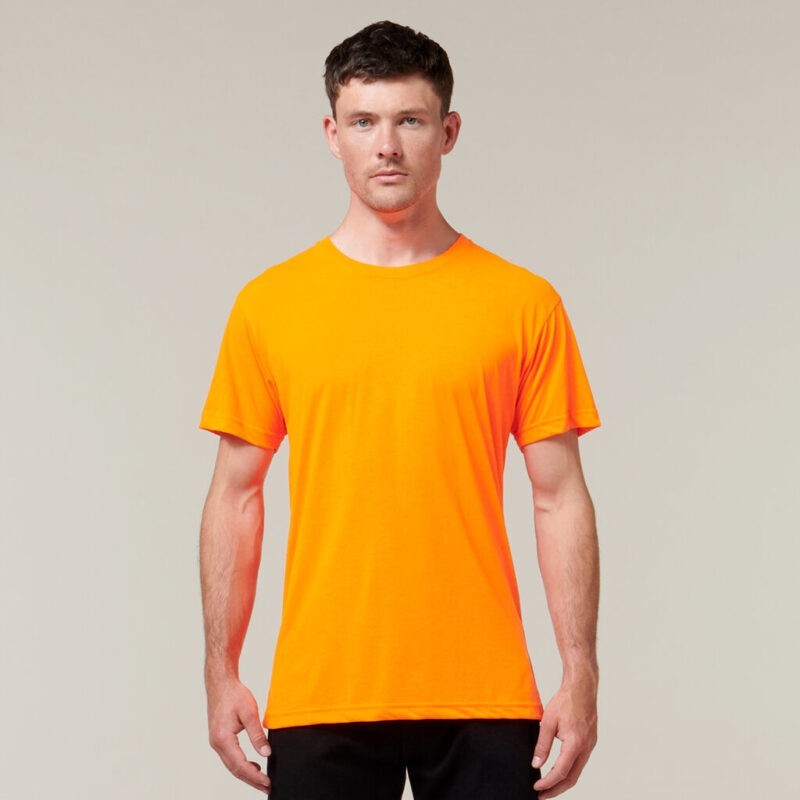 Hard Yakka Short Sleeve Neon Tee - Y19575 - Hard Yakka sold by Ideal Workwear www.kingworkwear.com.au