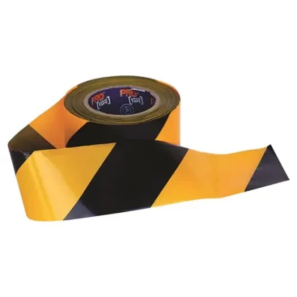 Pro Choice YB10075 Barricade Tape 100m X 75mm Yellow / Black sold by Ideal Workwear at www.Idealworkwear.com.au