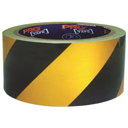 PRO CHOICE YB3075-SA SELF ADHESIVE HAZARD TAPE YELLOW & BLACK. 30M X 75MM sold by Ideal Workwear at www.Idealworkwear.com.au