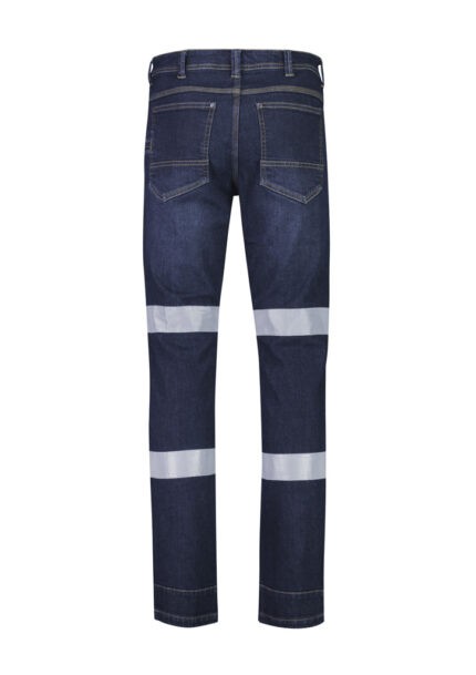 ZP907 - Mens Bio Motion Taped Stretch Jean - Syzmik sold by Ideal Workwear  www.Idealworkwear.com.au