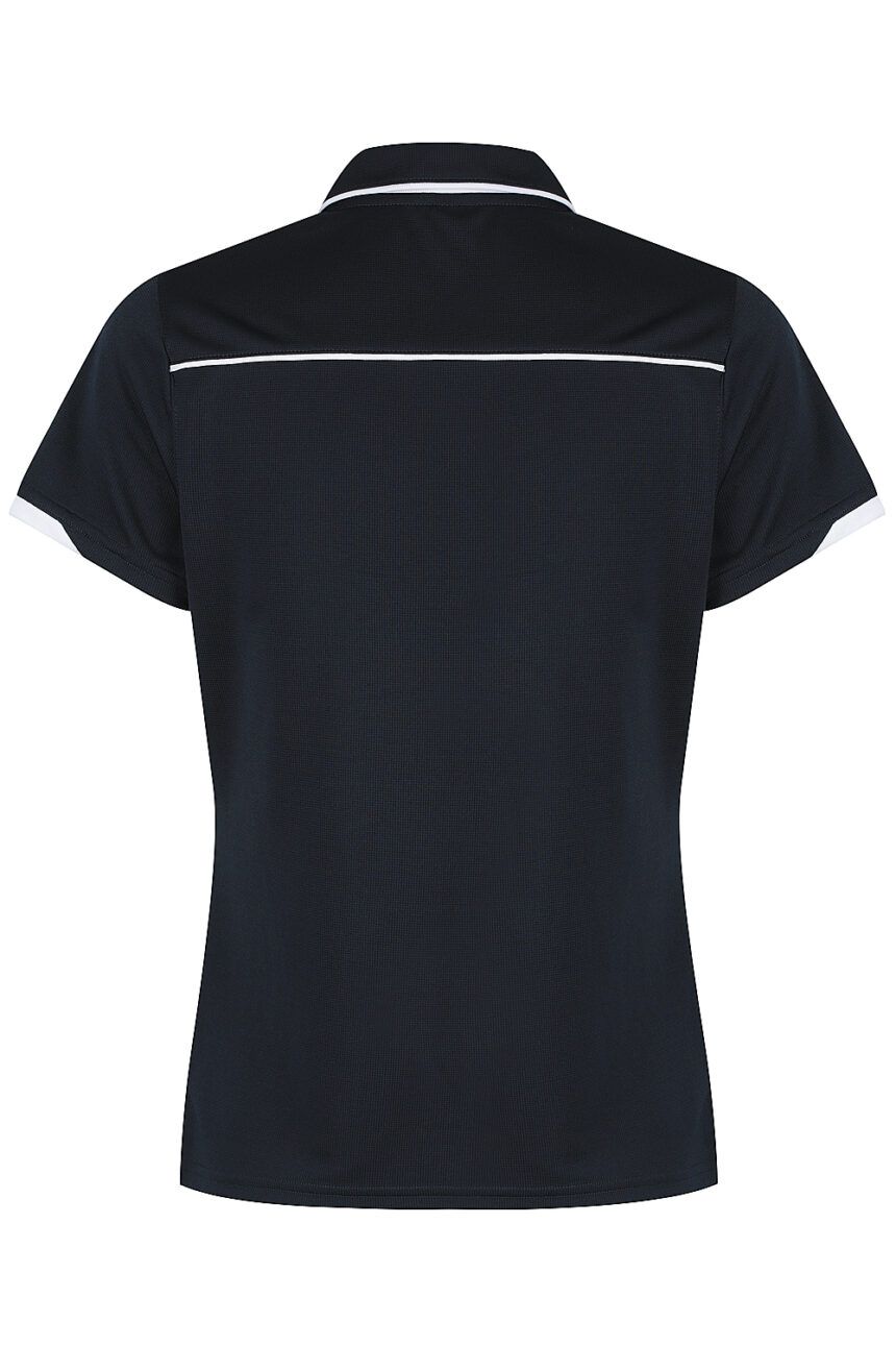 Back view of  CURRUMBIN LADY POLOS - W2320 -  sold by Ideal Workwear www.Idealworkwear.com.au