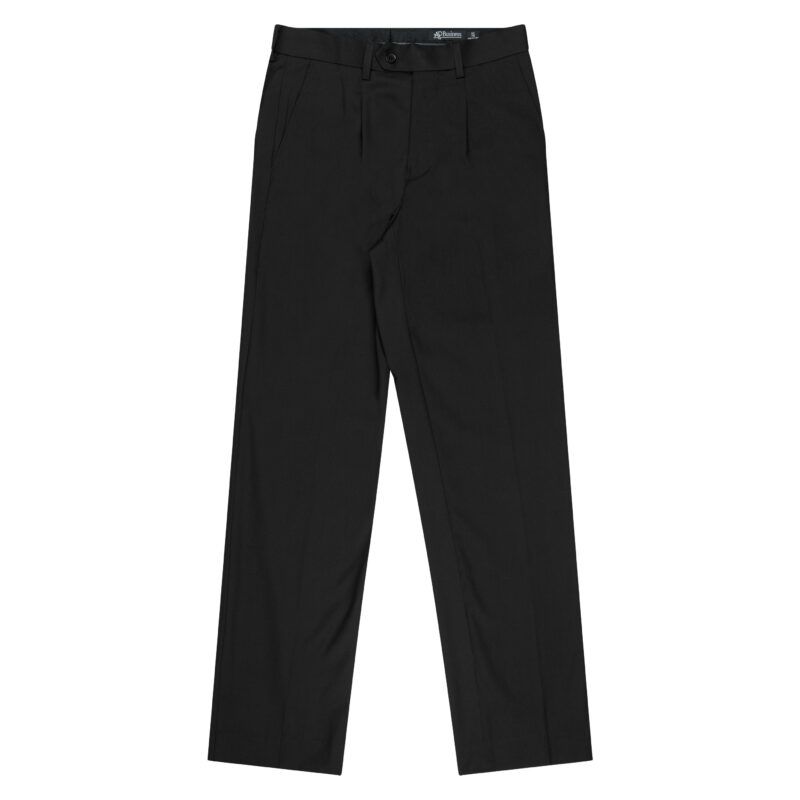 Front View of PLEATED PANT DELETED PANT M - W1801 -  sold by Ideal Workwear www.Idealworkwear.com.au