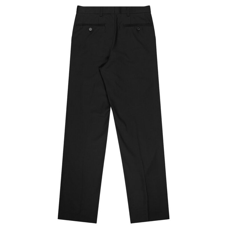 Back view of  FLAT FRONT PANT DELETED PANT M - W1800 -  sold by Ideal Workwear www.Idealworkwear.com.au