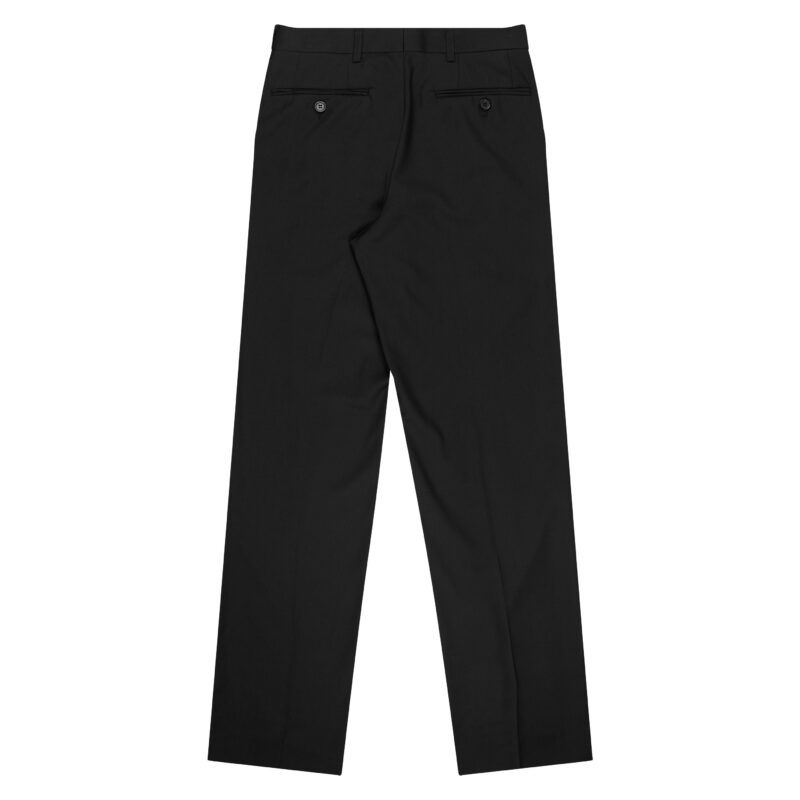 Back view of  PLEATED PANT DELETED PANT M - W1801 -  sold by Ideal Workwear www.Idealworkwear.com.au