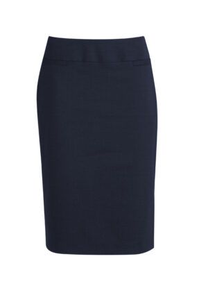 Front View of Womens Comfort Wool Stretch Relaxed Fit Lined Skirt      sold by Ideal Workwear www.Idealworkwear.com.au