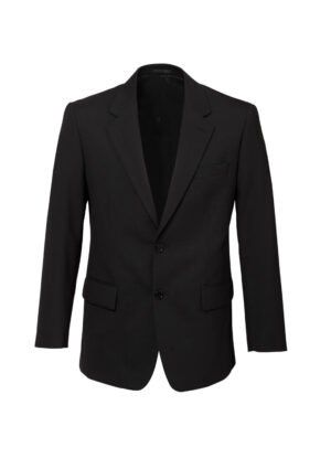 Front View of Mens Comfort Wool Stretch 2 Button Classic Jacket      sold by Ideal Workwear www.Idealworkwear.com.au